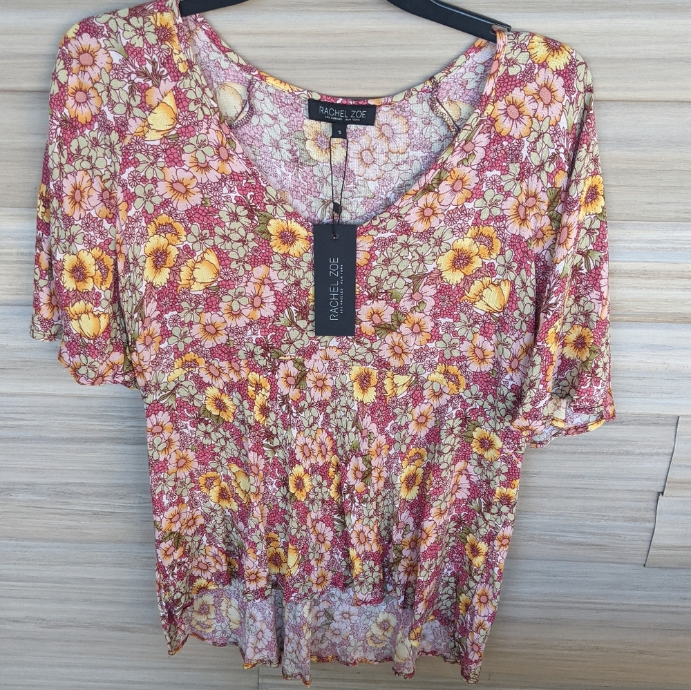 Rachel Zoe Flower Power Top. NWT